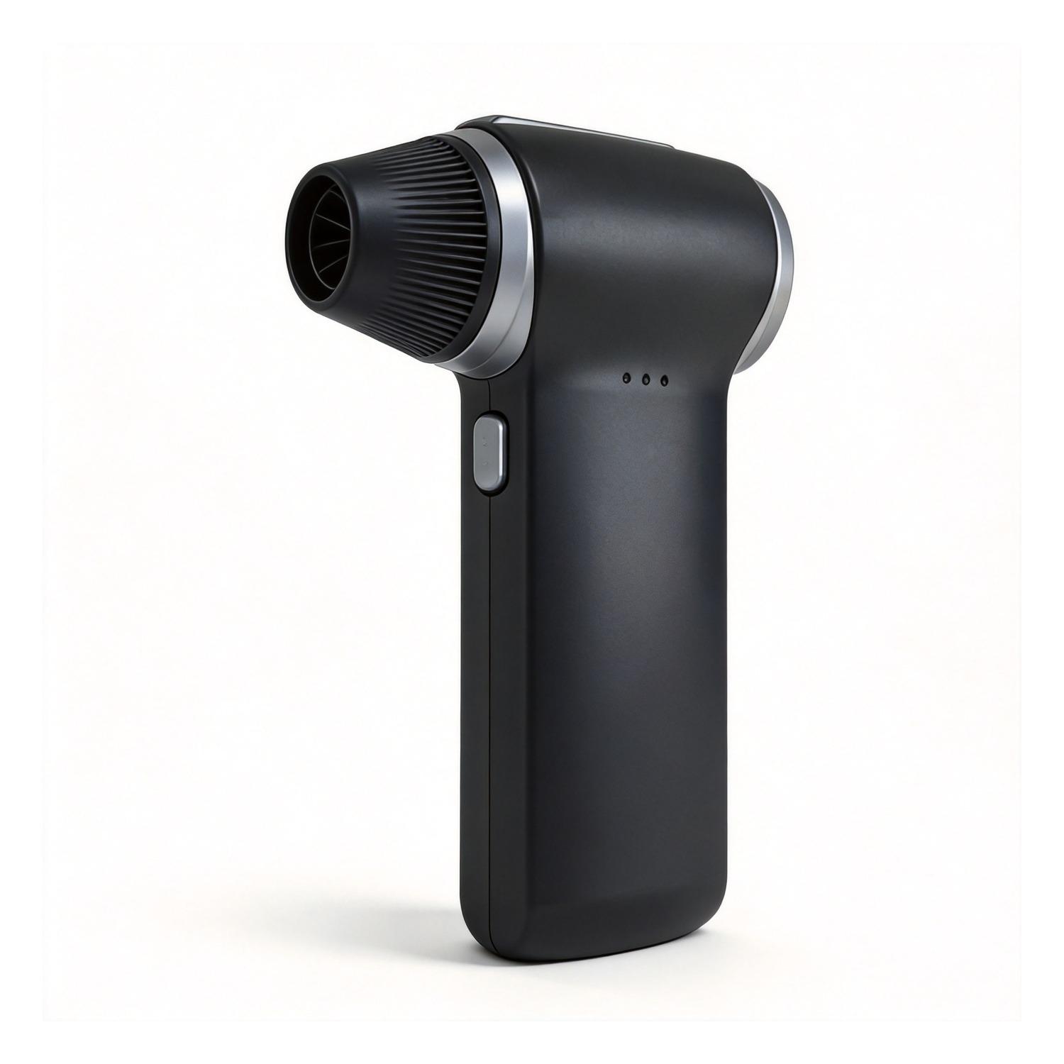 Black handheld compressed air duster